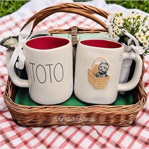 NWT Rae Dunn Wizard of Oz Double-Sided Toto Mug
